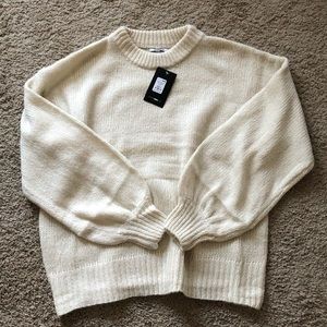 Cream sweater